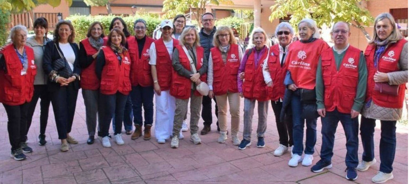 voluntarios de carita villaviciosaweb
