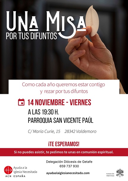 misa benefactores dentro